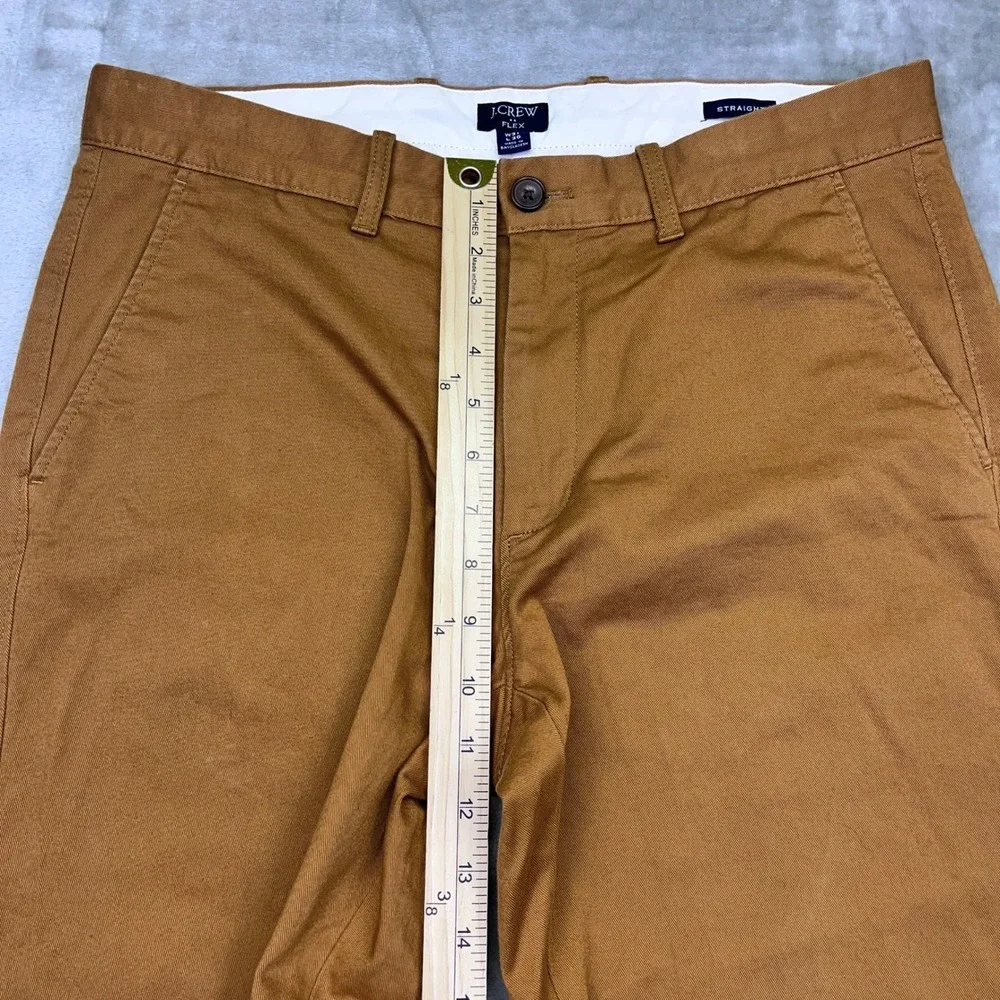 J.Crew Flex Mens Straight Fit Chino Pants Sz 33 Fit 32